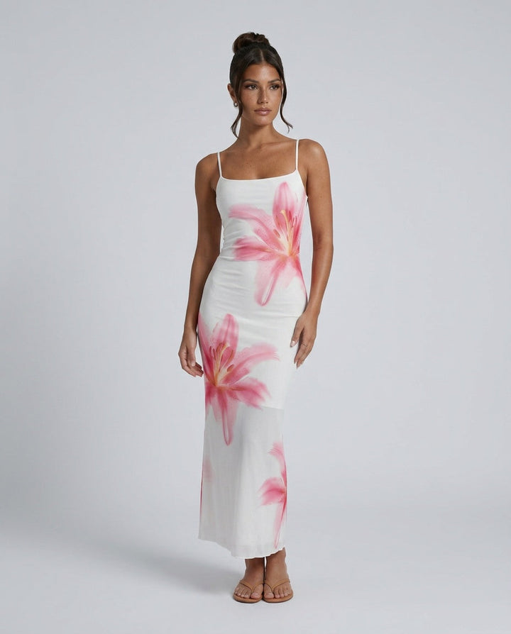 Wren | Spaghetti Strap Slip Maxi Dress