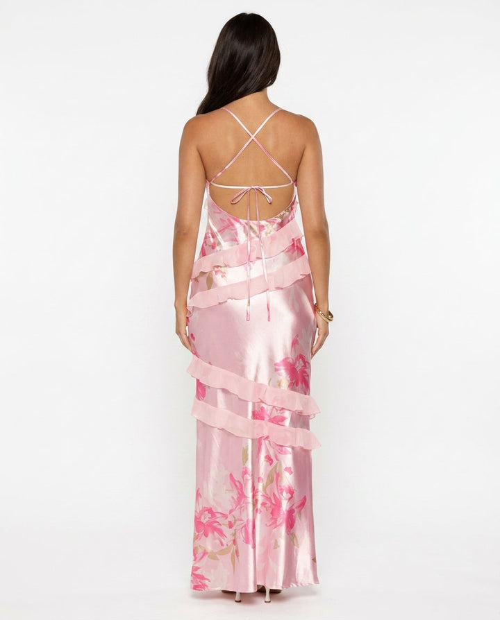 Nadira | Ruffle Maxi Dress