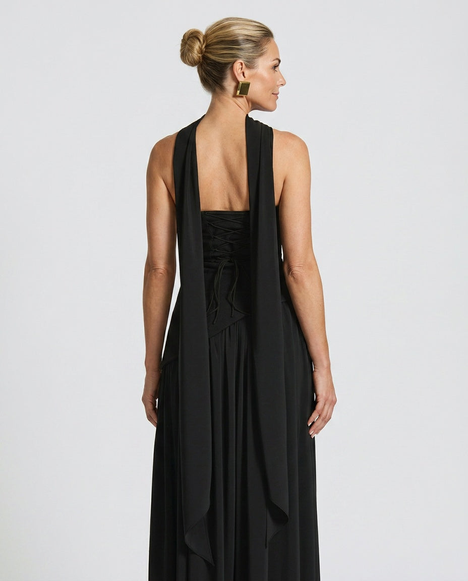 Maliyah | Wrap Tie Waist Maxi Dress