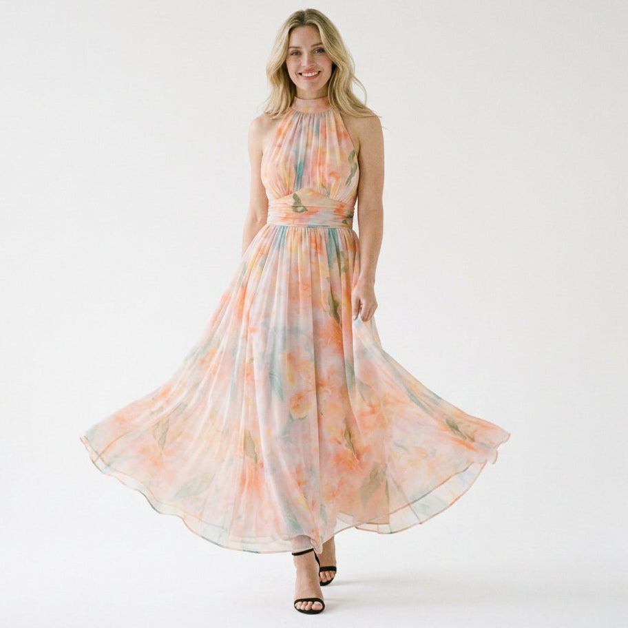 Floriane | Floral Print Maxi Dress