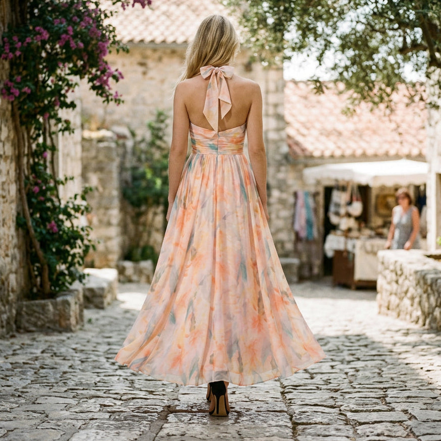 Floriane | Floral Print Maxi Dress