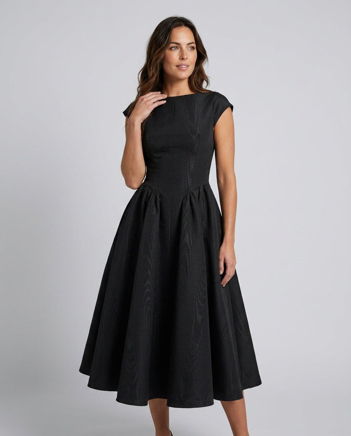Celeste | Full-Skirt Midi Dress