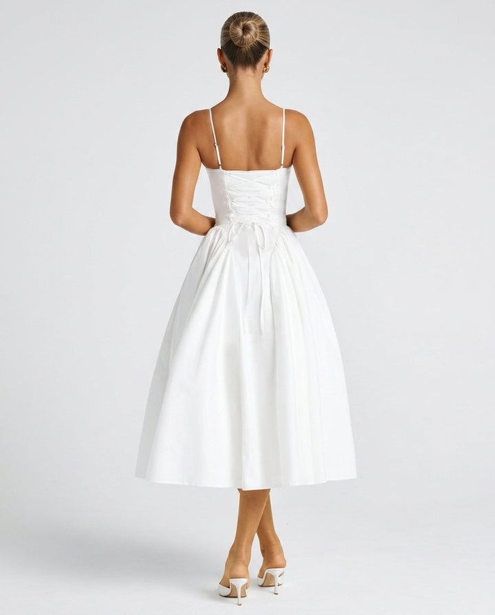 Juliette | Ruched Bodycon Midi Dress