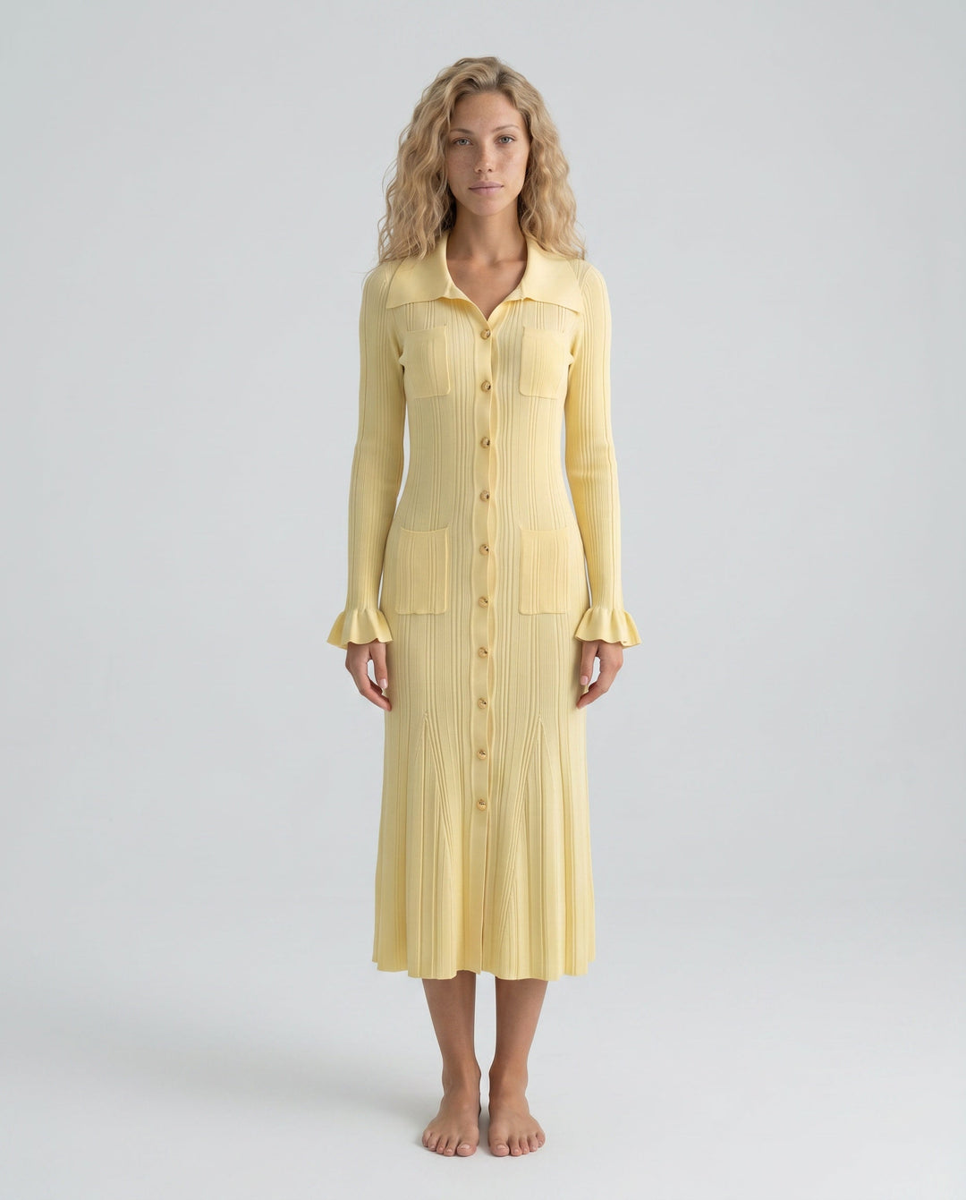 Faye | Knit Smart Casual Midi Dress