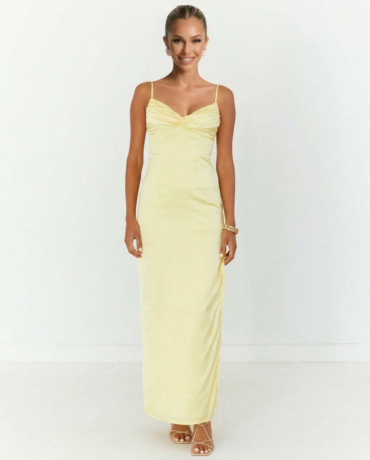 Isla | Floral Print Wedding Guest Maxi Dress