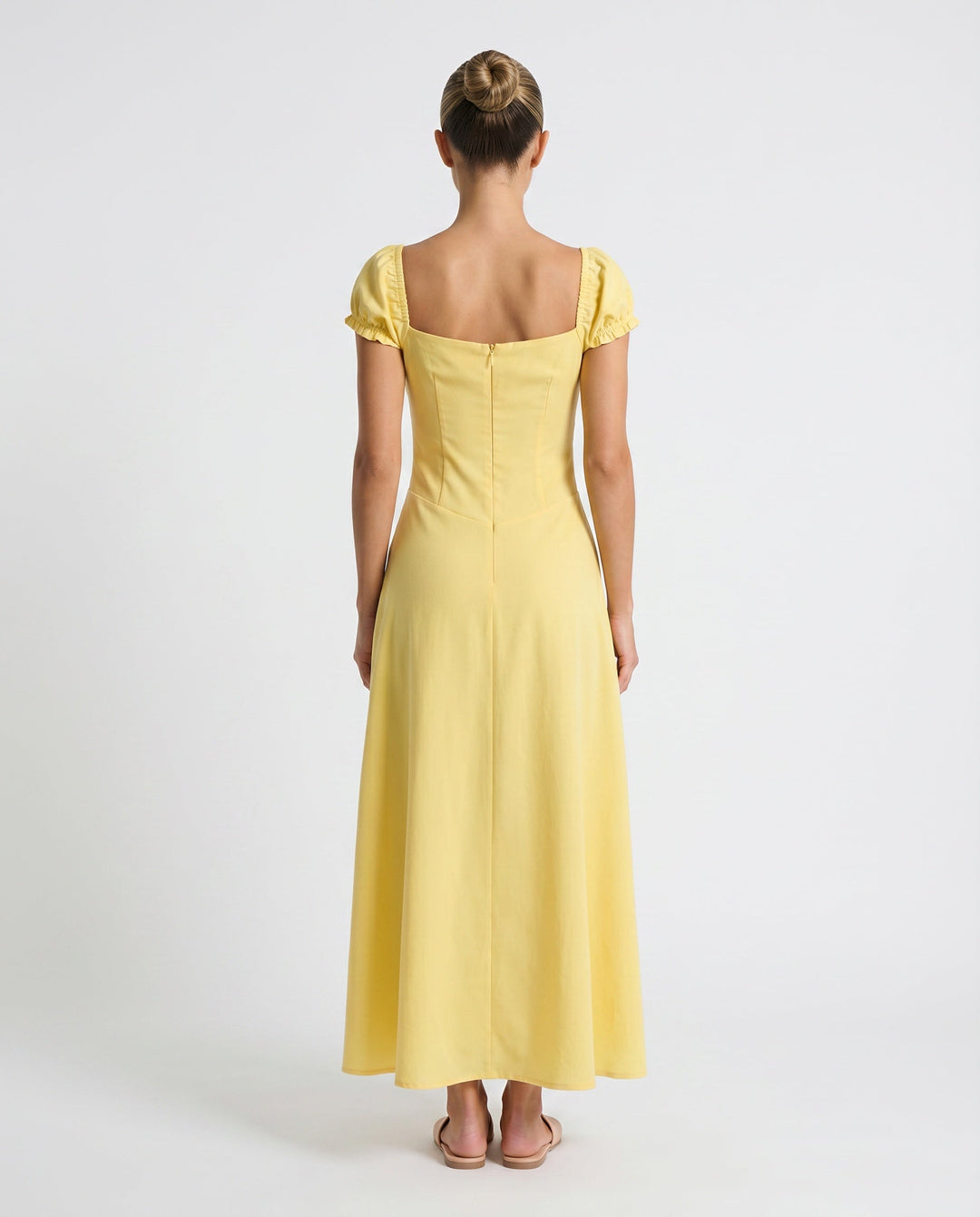 Halle | Sweetheart Low Back Maxi Dress