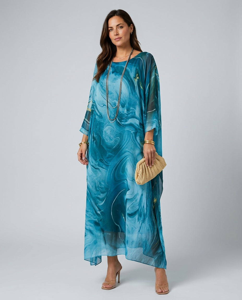 Lena | Tummy-Coverage Relaxed Maxi Dress