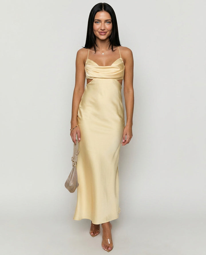 Taleah | Lilac Cut-Out Maxi Dress