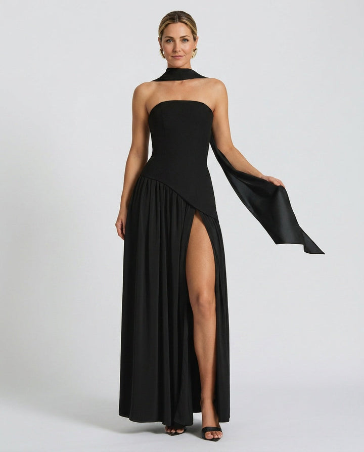 Maliyah | Wrap Tie Waist Maxi Dress
