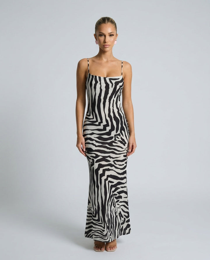 Cassandre | V-Neck Slip Maxi Dress