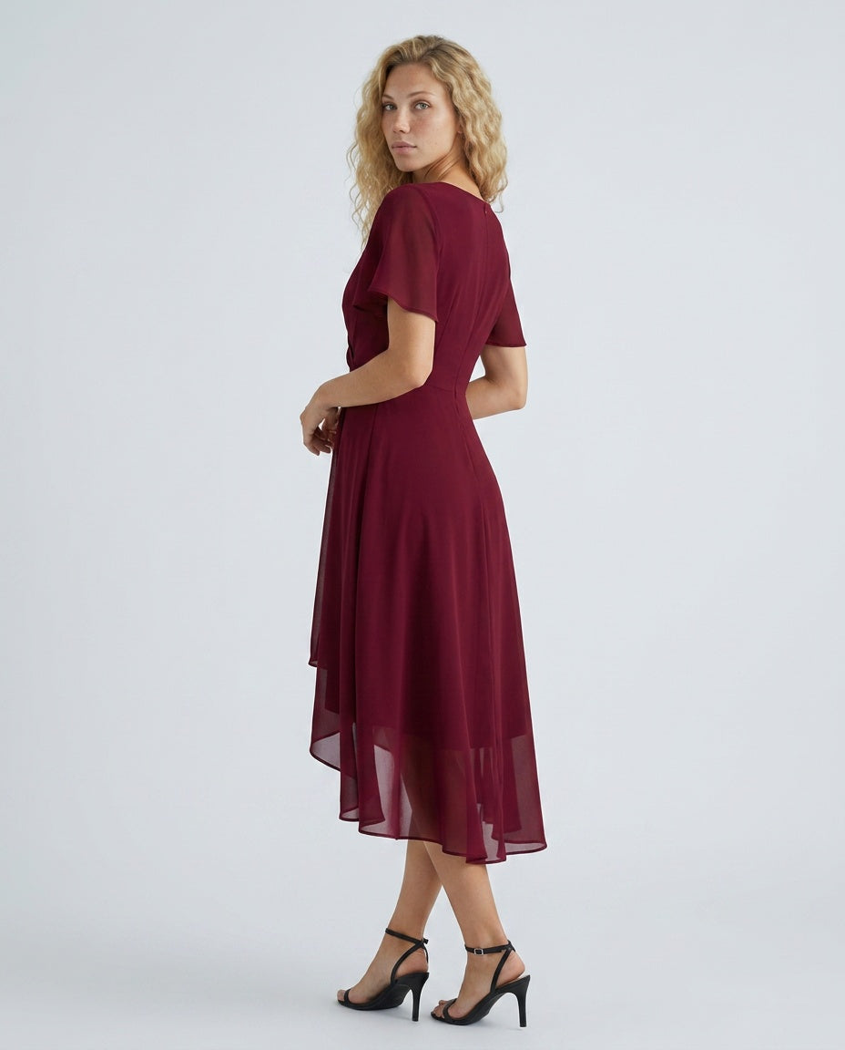 Mira | Romantic Lace Midi Dress