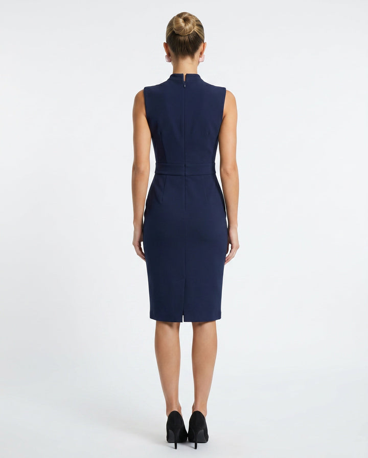 Estelle | Sleeveless Vintage Bodycon Midi Dress