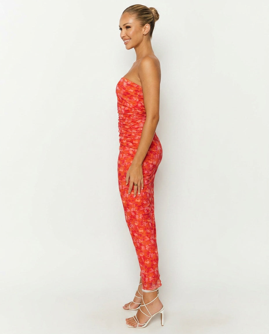 Vivienne | Floral Print Maxi Dress