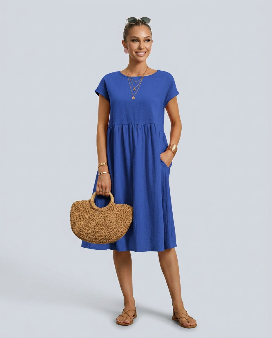 Nadia | Casual Midi with Pockets
