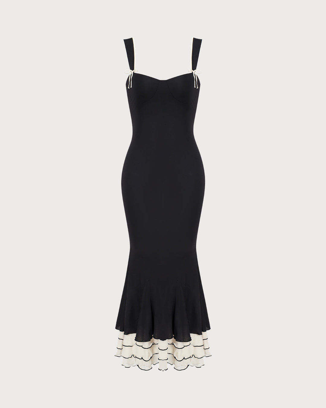 Leona | Sweetheart Neck Bodycon Slip Maxi Dress