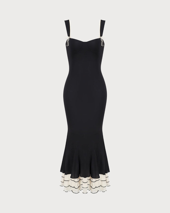 Leona | Sweetheart Neck Bodycon Slip Maxi Dress