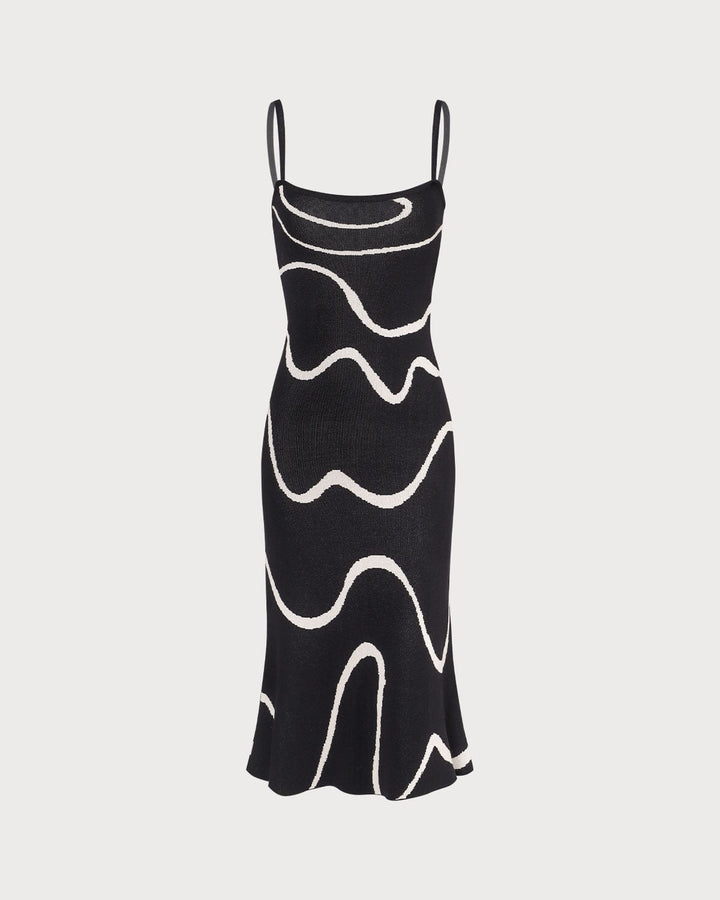 Freya | Mermaid Hem Knit Midi Dress