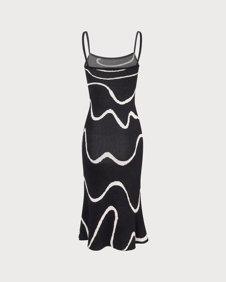 Freya | Mermaid Hem Knit Midi Dress