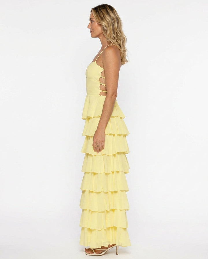 Vivienne | Ruffle Maxi Dress