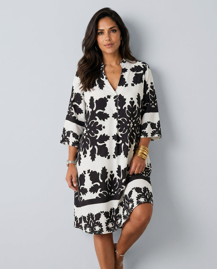 Margot | Midi Length Fluid Wrap Dress