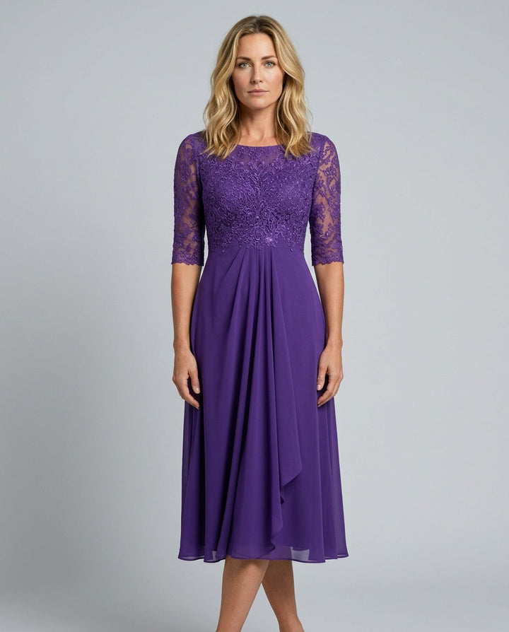 Rosette | Flowy Midi with Lace Bodice
