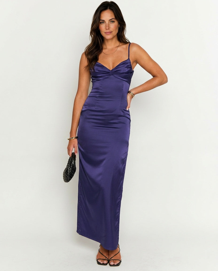 Isla | Floral Print Wedding Guest Maxi Dress