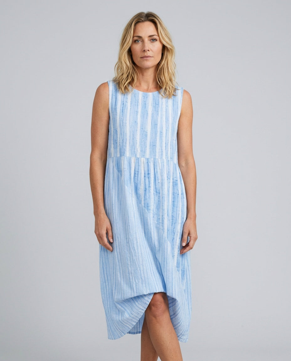 Priya | Printed Flowy Midi Dress
