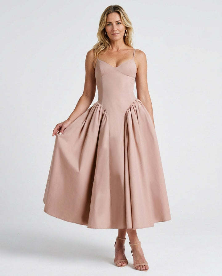 Juliette | Ruched Bodycon Midi Dress