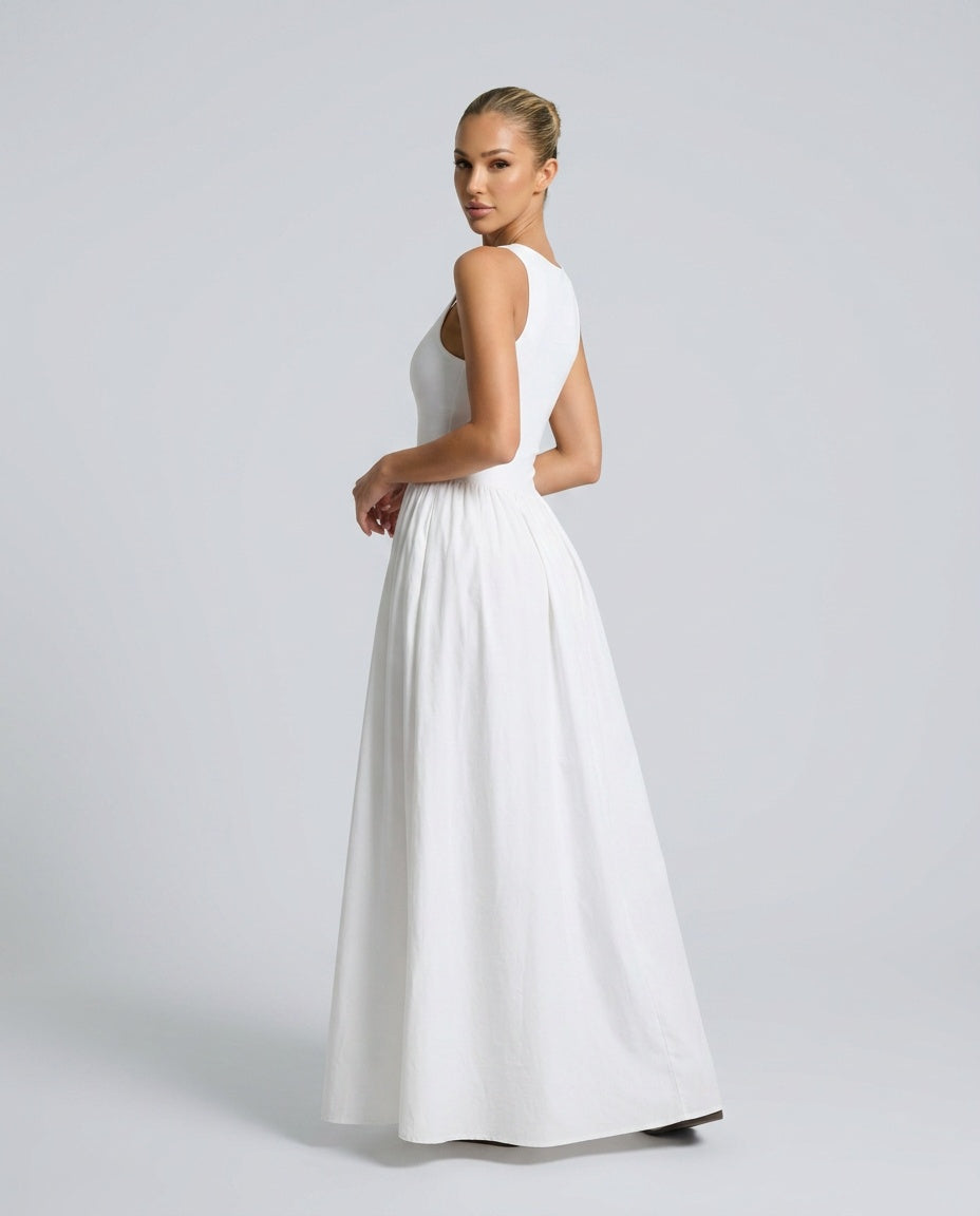 Lorène | Sleeveless Formal Maxi Dress