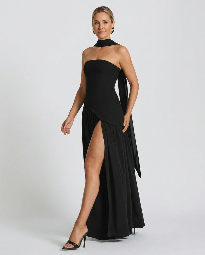 Maliyah | Wrap Tie Waist Maxi Dress