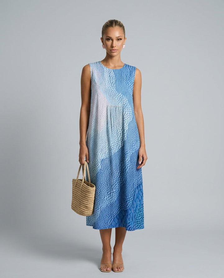 Priya | Printed Flowy Midi Dress