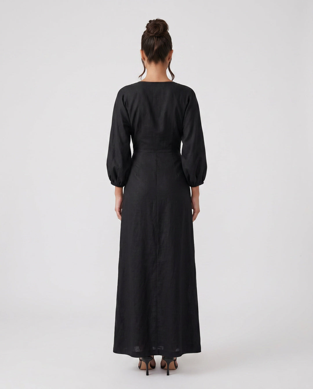 Tamsin | Tie-Back Wrap Maxi Dress
