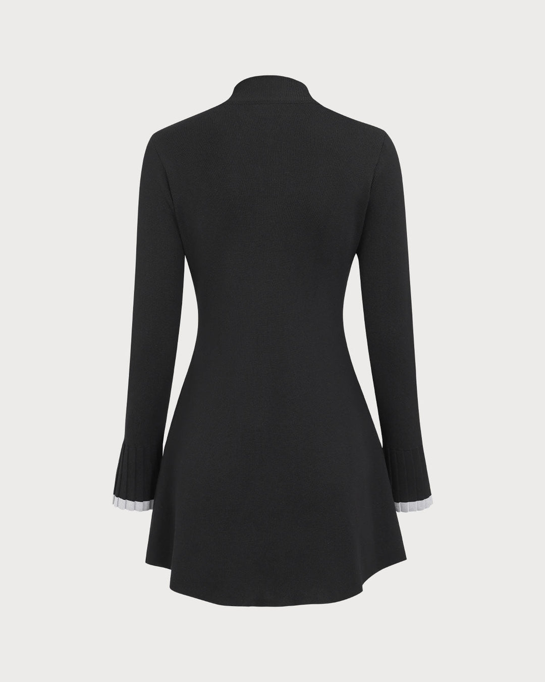 Imogen | Contrast Long Sleeve Jumper Mini Dress
