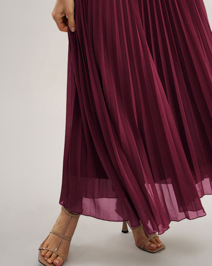 Odette | Sweetheart Neck Flowy Maxi Dress