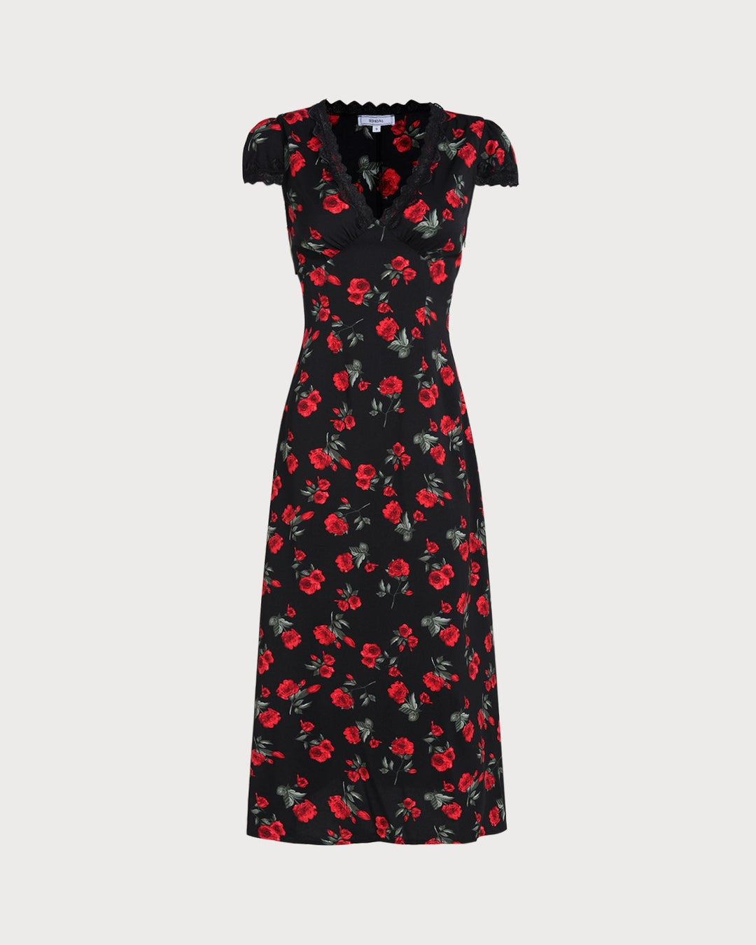 Kira | Floral Print V-Neck Maxi Dress