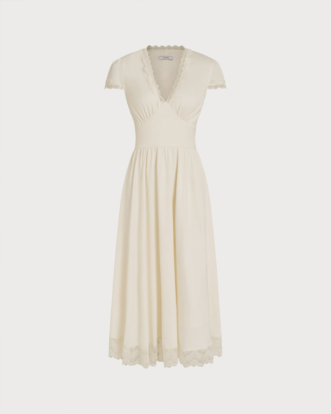 Valentina | V-Neck Lace Maxi Dress