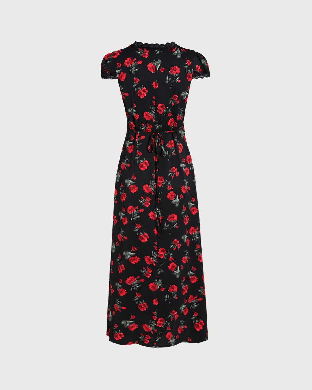 Kira | Floral Print V-Neck Maxi Dress