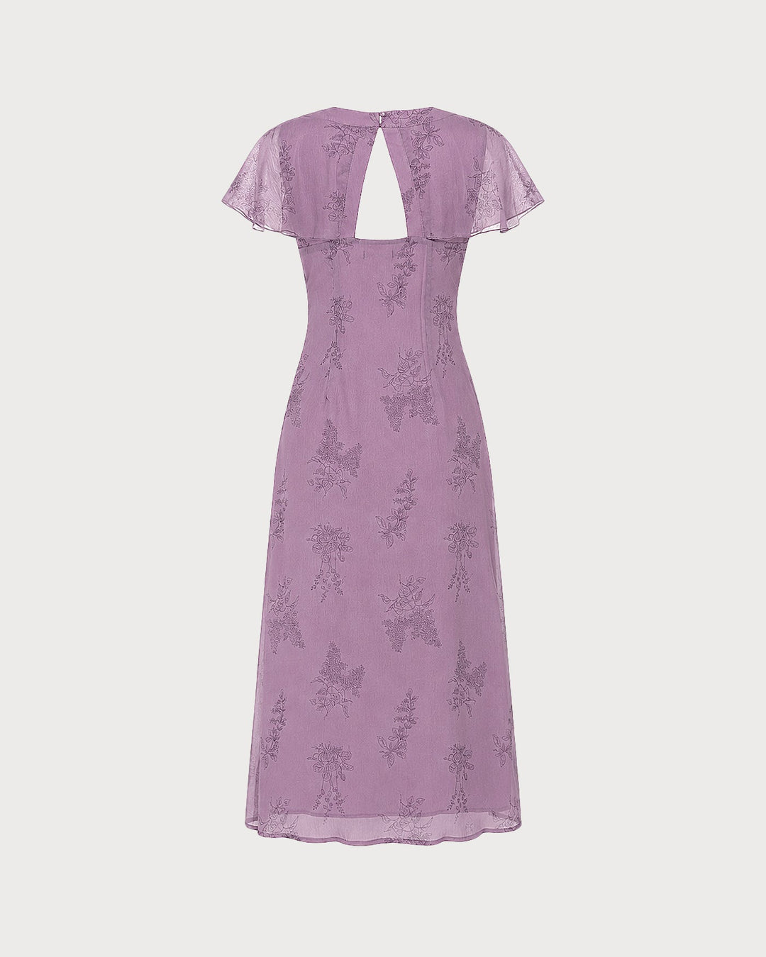 Lavinia | Butterfly Sleeve Floral Midi Dress