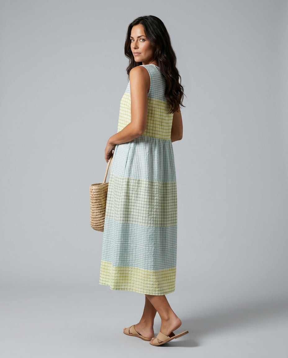 Priya | Printed Flowy Midi Dress