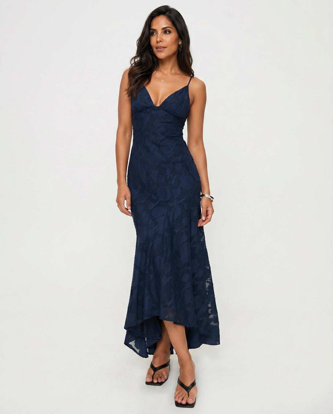 Cyrene | Wrap-Style Wedding Guest Maxi Dress