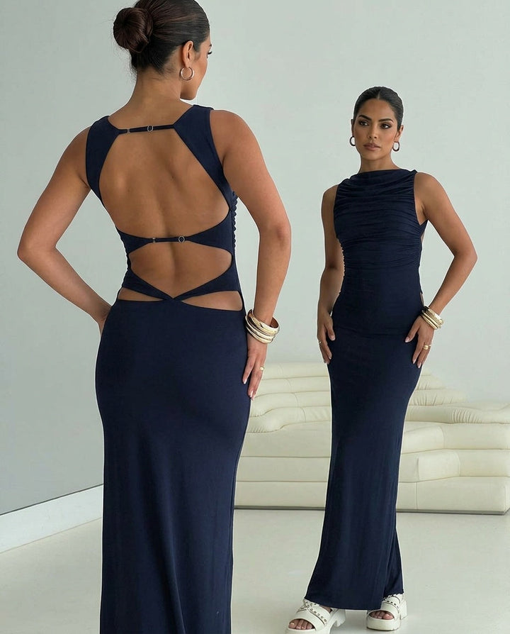 Nadine | Cut-Out Maxi Dress