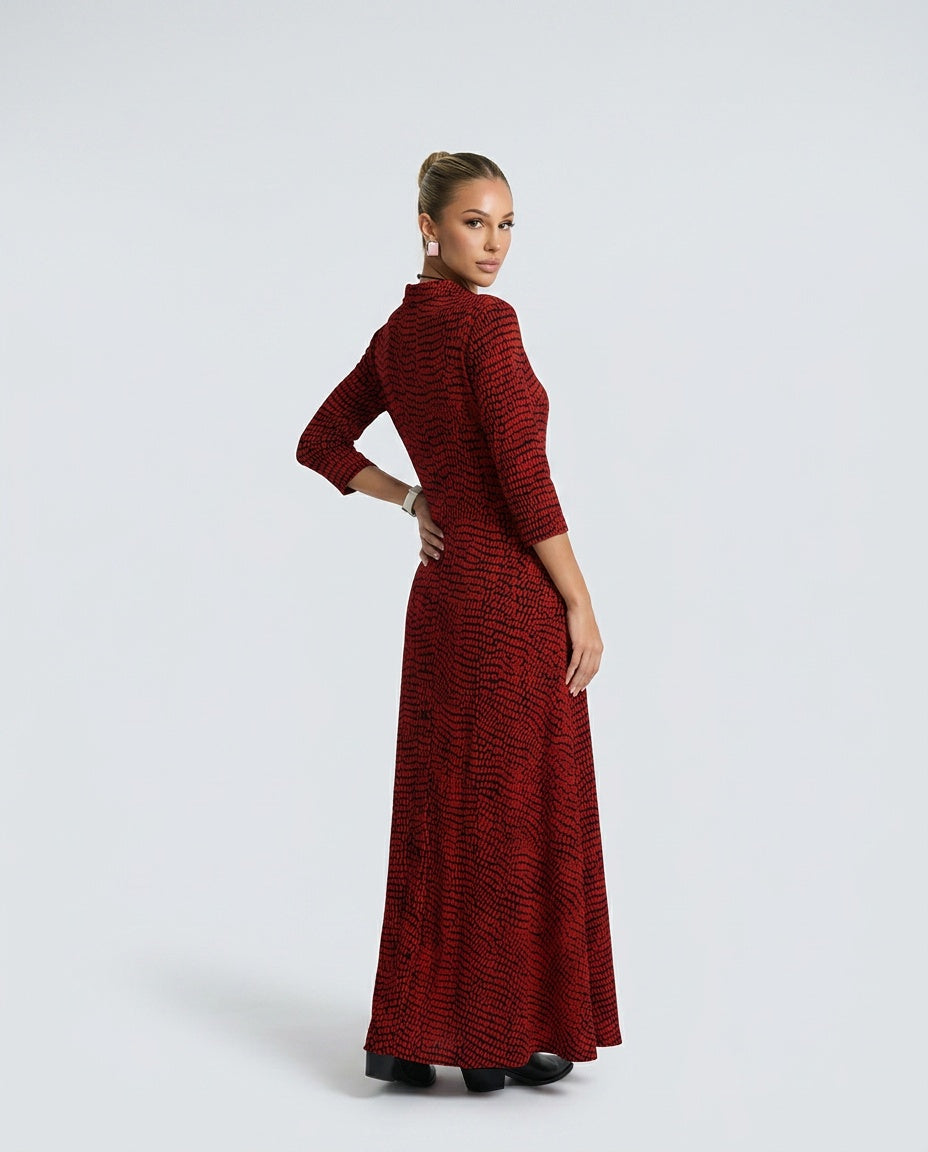 Edda | Relaxed V-Neck Maxi Dress