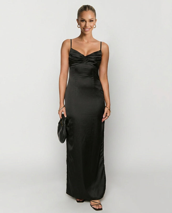 Isla | Floral Print Wedding Guest Maxi Dress