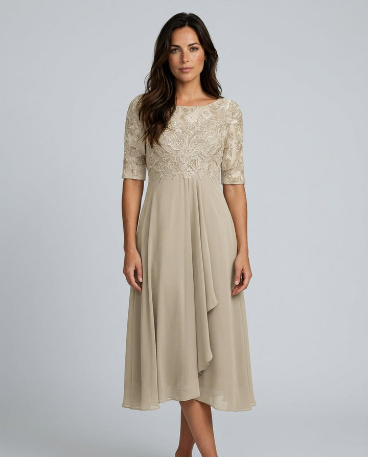 Rosette | Flowy Midi with Lace Bodice