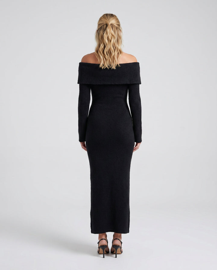 Priya | Off-Shoulder Fitted Maxi Dress