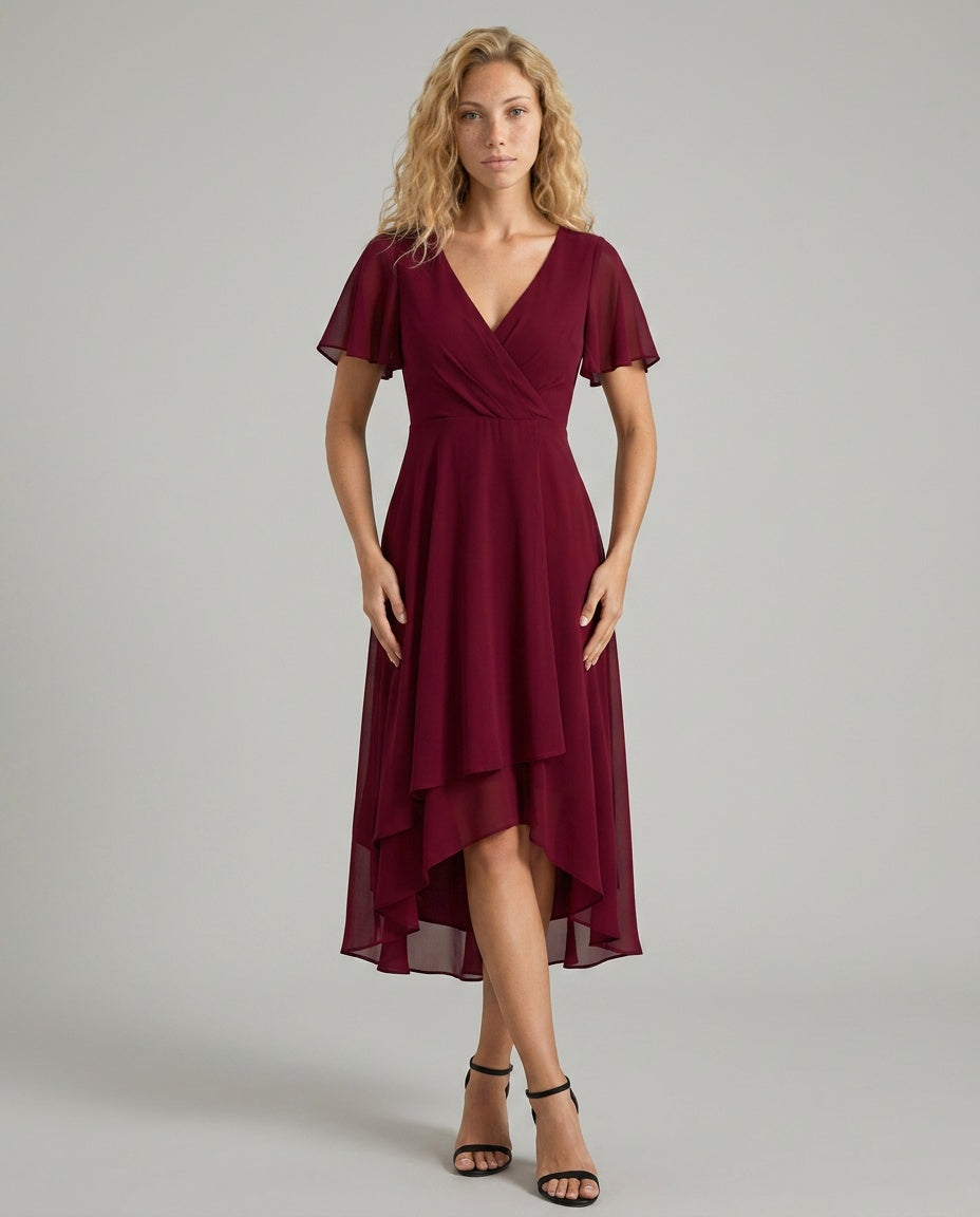 Mira | Romantic Lace Midi Dress