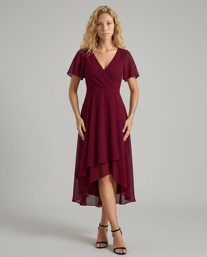 Mira | Romantic Lace Midi Dress